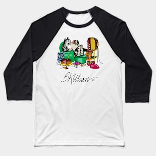 B Kliban Cat Baseball T-Shirt